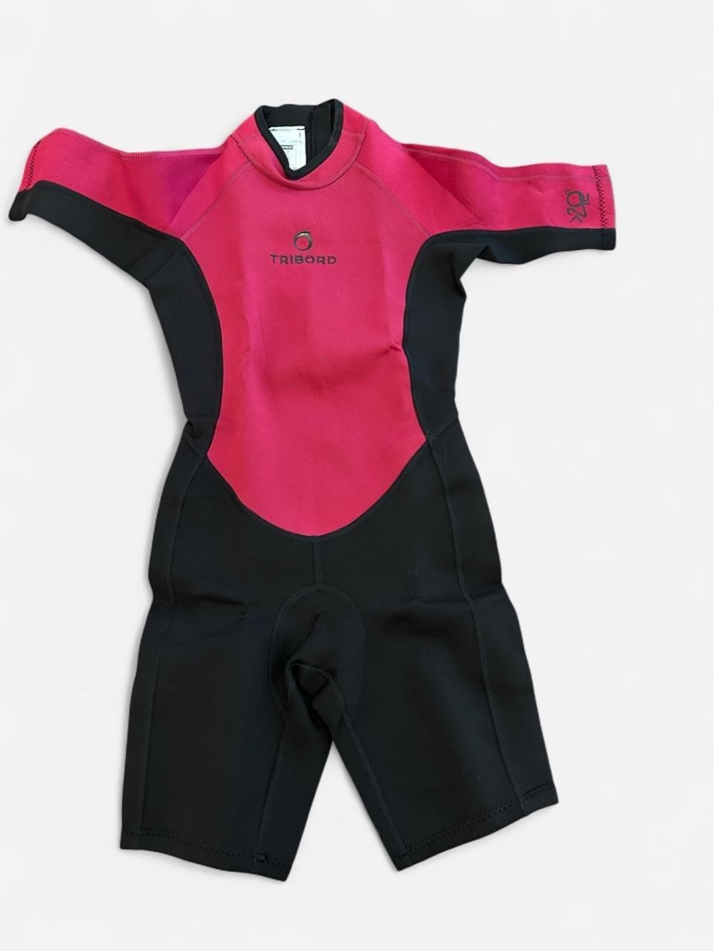 Kids Shorty Wetsuit - Pink and Black